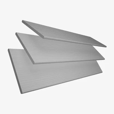 The Range Made To Measure Faux Wood Tape Venetian Blind - Light Grey / 10 - 120 cm