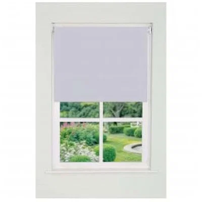 The Range Plain Straight Edge Daylight Roller Blind (165cm Drop) - White / 85cm