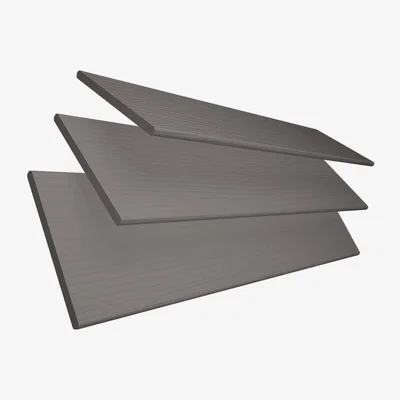 The Range Made To Measure Faux Wood Tape Venetian Blind - Dark Grey / 10 - 60 cm / 10 - 160 cm