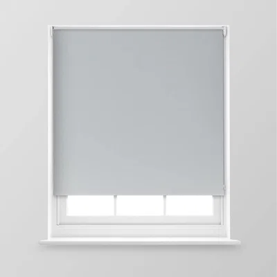 The Range A.Unique Home Premium Trimmable Thermal Blackout Roller Window Blind - Grey / 120cm