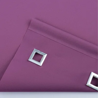 The Range A.Unique Home Premium Quality Trimmable Square Eyelet Window Roller Blind - AUBERGINE / 60cm