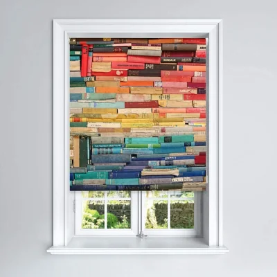 The Range Books Blackout Roller Blinds Easy Fit Child Safety Included - Multi