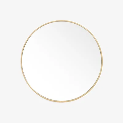 Amara Glance Round Wall Mirror - Oak
