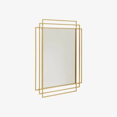 Amara Nordal - Square Mirror - Gold