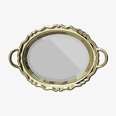Amara Qeeboo - Tray Wall Mirror - Gold
