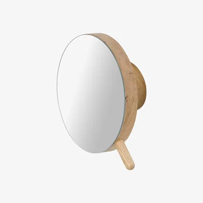 Amara Wireworks - Slimline Magnify Wall Mirror - Oak