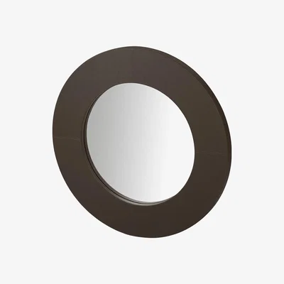 Amara Giobagnara - Image Circular Mirror - Brown G09