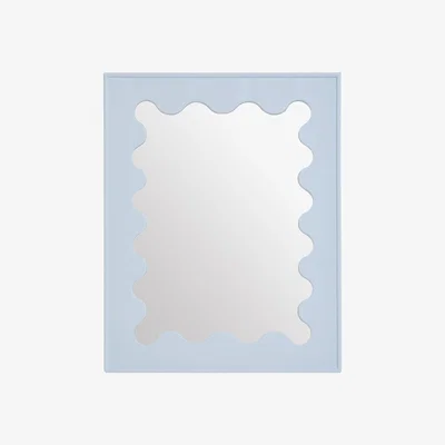 Amara Jonathan Adler - Ripple Lacquer Mirror - Blue