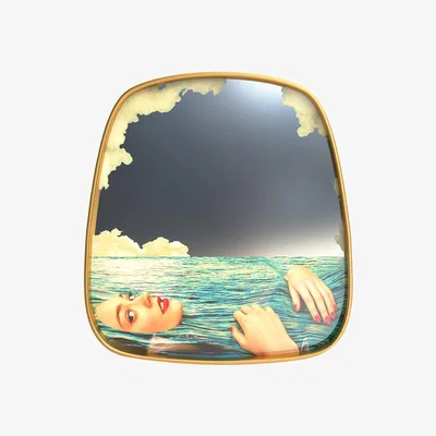 Amara Seletti wears Toiletpaper - Toiletpaper Mirror - Sea Girl