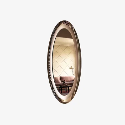 Barker and Stonehouse Calligaris Surface Mirror, Round, Bronze | Barker & Stonehouse