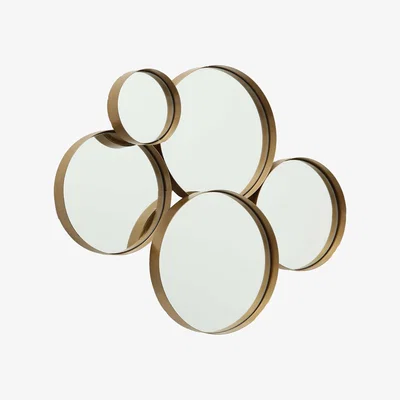 Barker and Stonehouse Brass Cluster Mirror, 776 | Barker & Stonehouse