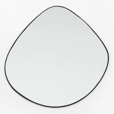 Barker and Stonehouse Large Asymmetrical Mirror, Black | Barker & Stonehouse