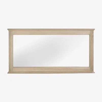 Barker and Stonehouse Charente Wide Wall Mirror, 776 Wood | Barker & Stonehouse