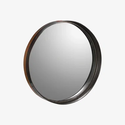 Barker and Stonehouse Round Metal Frame Mirror | Barker & Stonehouse