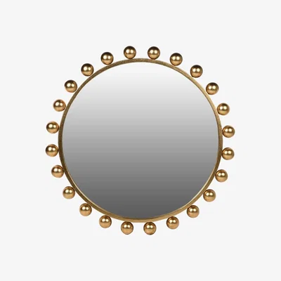 Barker and Stonehouse Gold Bobble Mirror | Barker & Stonehouse
