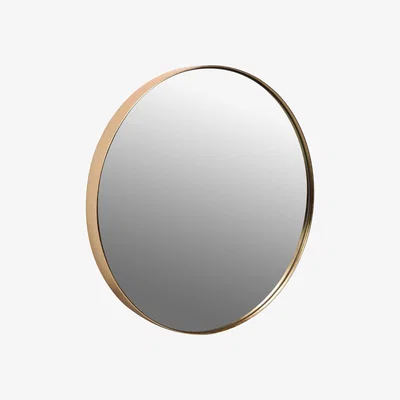 Barker and Stonehouse Gold Round Rim Mirror Glass | Barker & Stonehouse