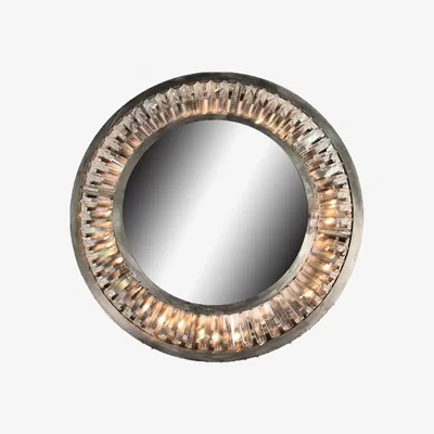 Barker and Stonehouse Timothy Oulton Rex Mirror Round, Round, Neutral | Barker & Stonehouse