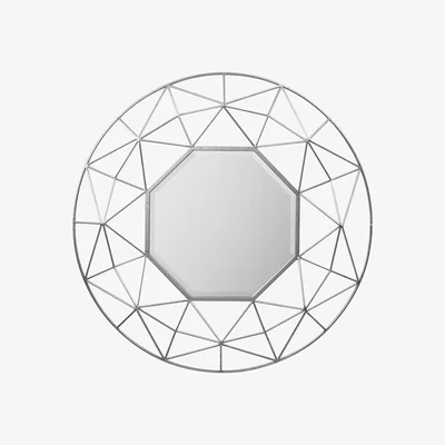 Barker and Stonehouse Silver Geo Mirror | Barker & Stonehouse