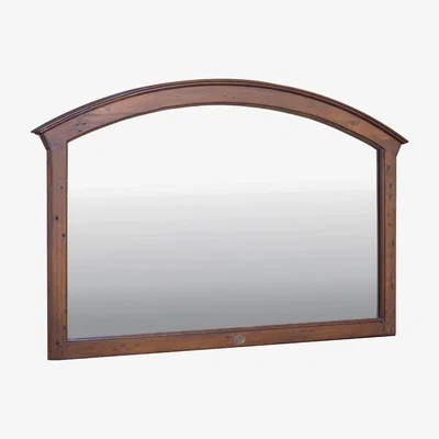 Barker and Stonehouse Navajos Reclaimed Wood Wall Mirror, Chestnut