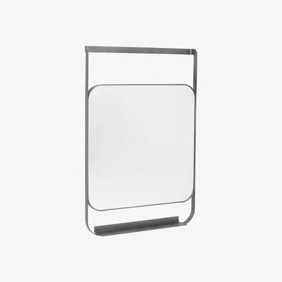 Barker and Stonehouse Morandi Hanging Mirror With Shelf