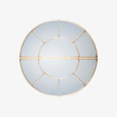 Barker and Stonehouse Antique Gold 2 Oval Section Wall Mirror Metal | Barker & Stonehouse