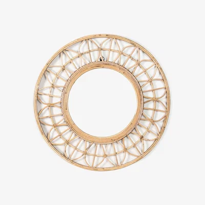 Barker and Stonehouse Rattan Mirror, Brown | Barker & Stonehouse
