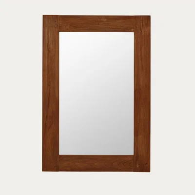 Bombinate.com Teak Lucas Mirror