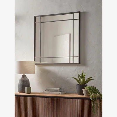 Cox and Cox Square Panelled Mirror