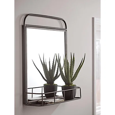 Cox and Cox Industrial Shelf Mirror