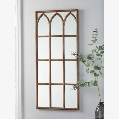 Cox and Cox Indoor Outdoor Rectangular Gothic Mirror