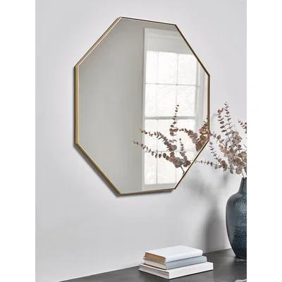 Cox and Cox Octagonal Wall Mirror
