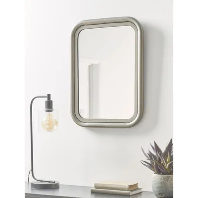 Cox and Cox NEW Clawson Wall Mirror - Zinc