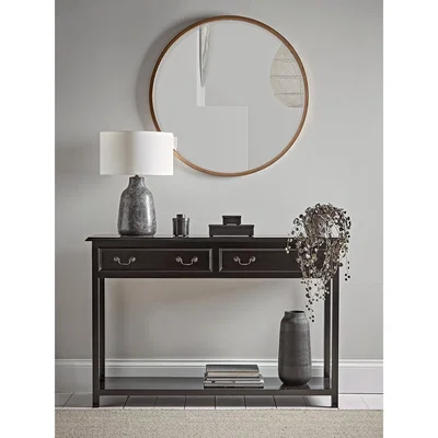 Cox and Cox Antique Brass Bevelled Round Mirror - Large