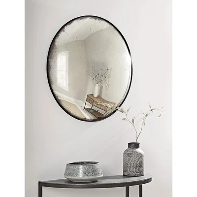 Cox and Cox Antiqued Glass Convex Mirror
