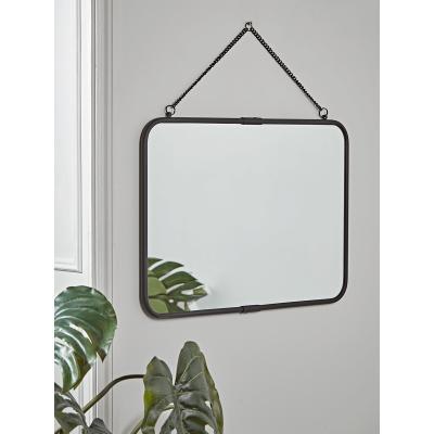 Cox and Cox Black Hanging Mirror