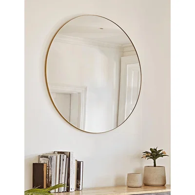 Cox and Cox Oversized Frame Mirror - Soft Gold