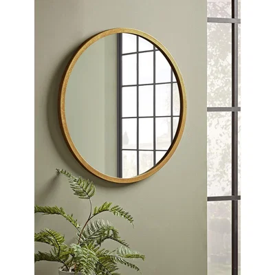 Cox and Cox NEW Antique Brass Bevelled Round Mirror - Small