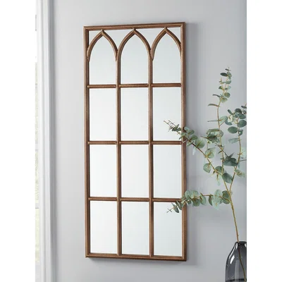 Cox and Cox Indoor Outdoor Rectangular Gothic Mirror