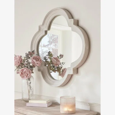Cox and Cox Concrete Effect Maroq Mirror