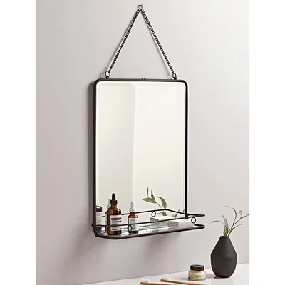 Cox and Cox Folding Mirror - Black