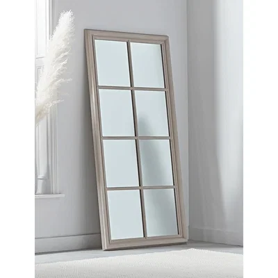 Cox and Cox Distressed Rectangle Window Mirror