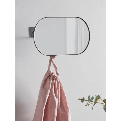 Cox and Cox Oval Mirror Coat Rack