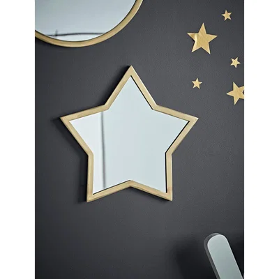 Cox and Cox Antique Brass Star Mirror