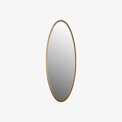 Cuckooland Matz Large Oval Mirror - Brass