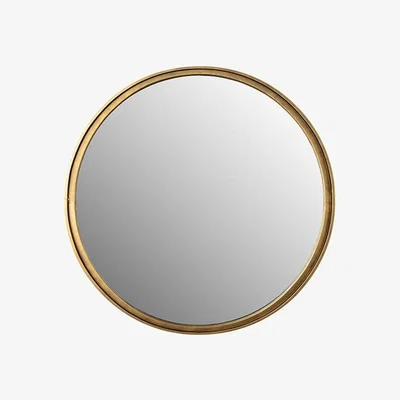 Cuckooland Matz Round Mirror - Brass