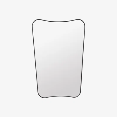 The Conran Shop FA33 Rectangular Wall Mirror Black Medium