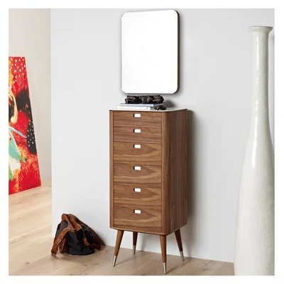 The Conran Shop AK9 Walnut Mirror
