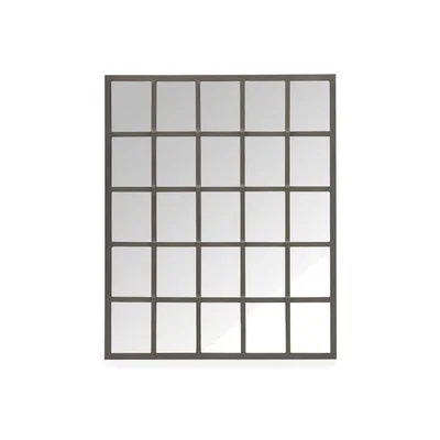 Cult Furniture £100  Off   Mace Wall Mirror, Gunmetal