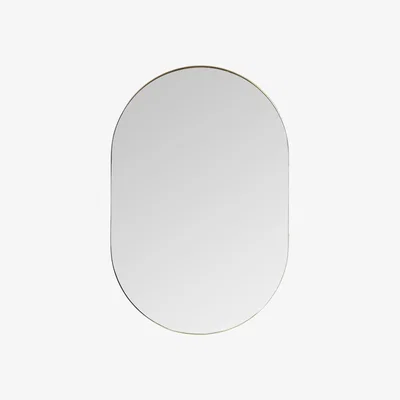Dunelm Huntly Elipse Mirror 60 x 90cm Champagne