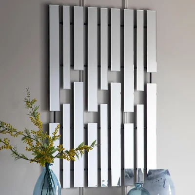 Dunelm Ossett Rectangle Wall Mirror Clear